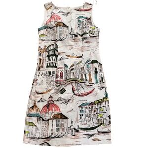 Chetta B Size 6 Venice Sheath Dress Italy